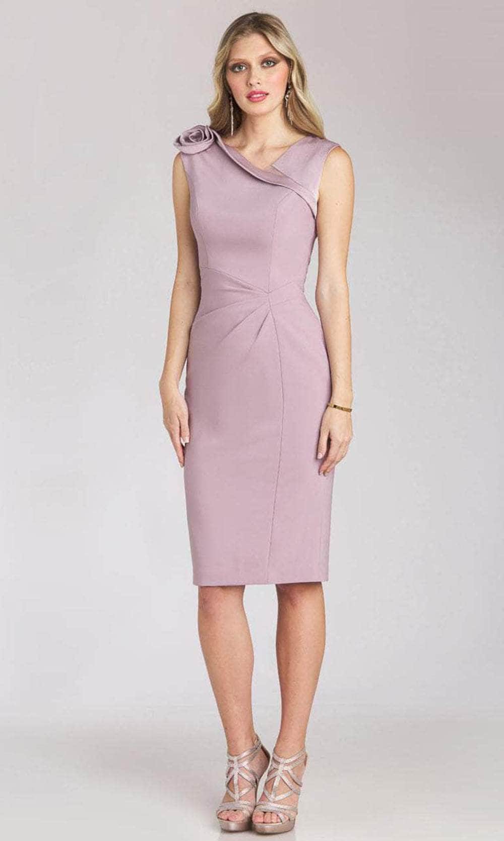 Image of Gia Franco 12162 - Rosette Accent Cocktail Dress