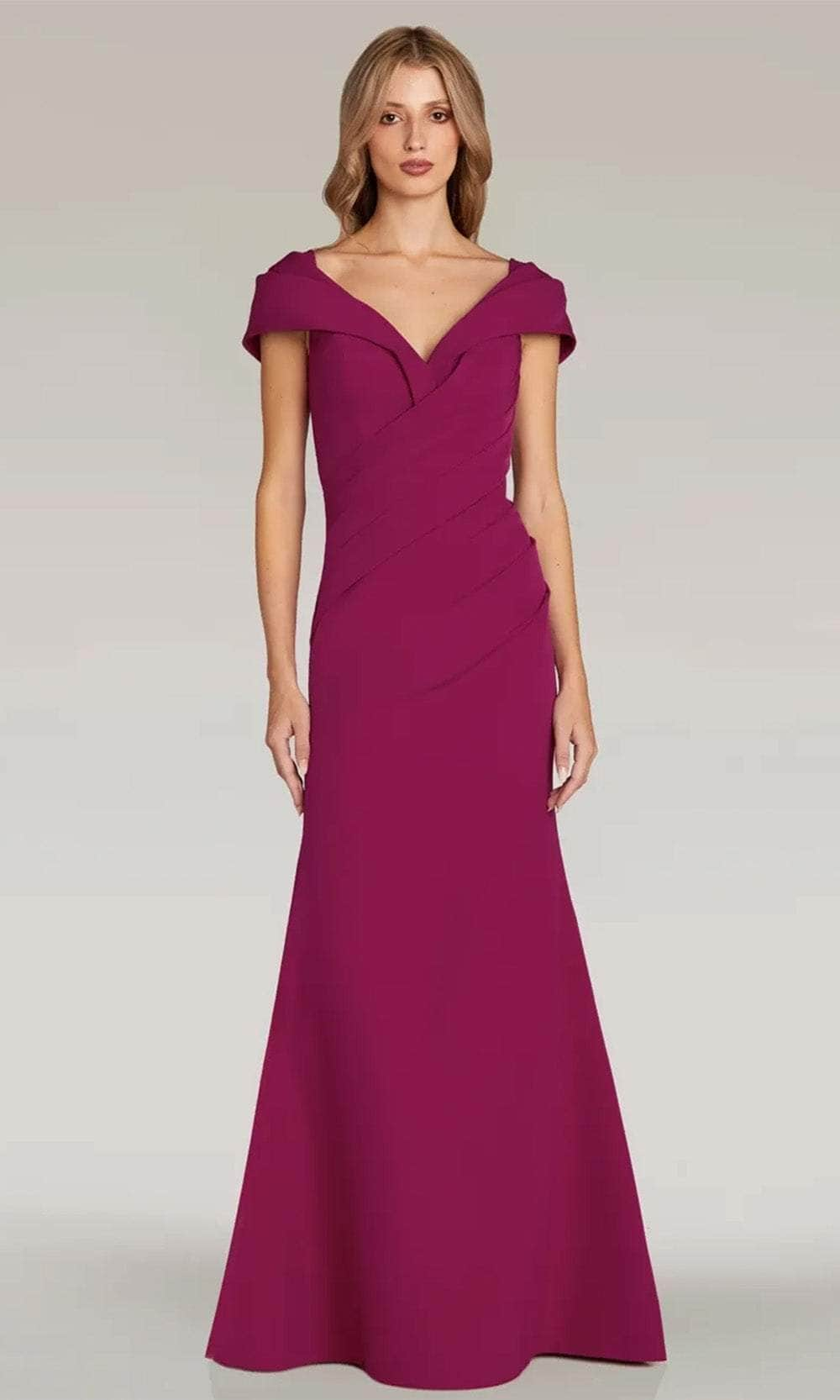 Image of Gia Franco 12304 - Draped Mermaid Evening Dress