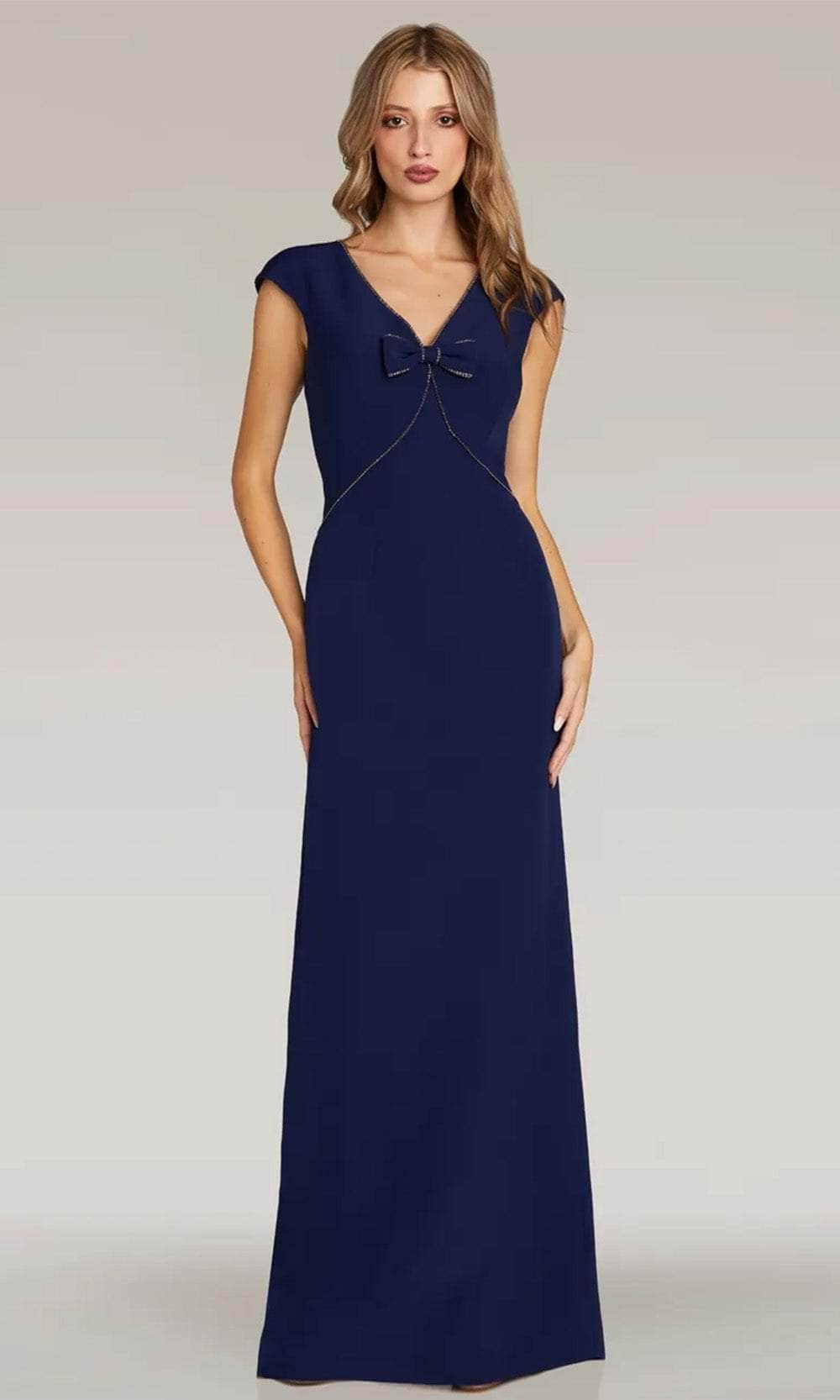 Image of Gia Franco 12307 - Bow Detailed Evening Dress