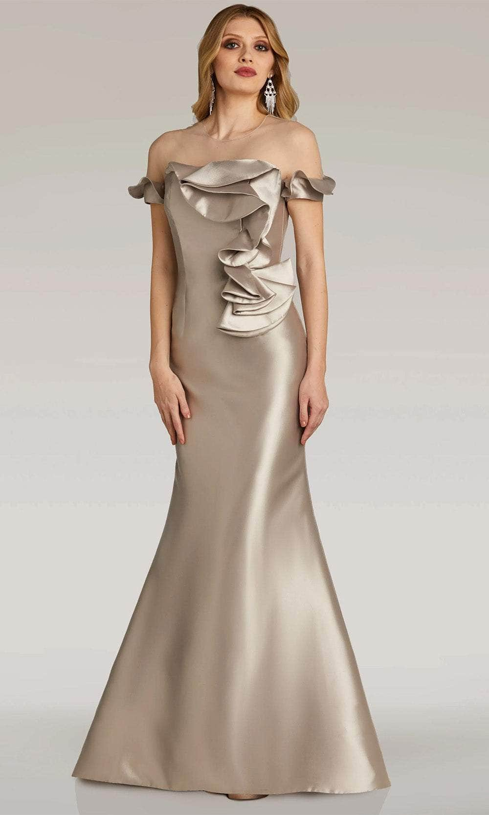 Image of Gia Franco 12315 - Illusion Jewel Evening Dress