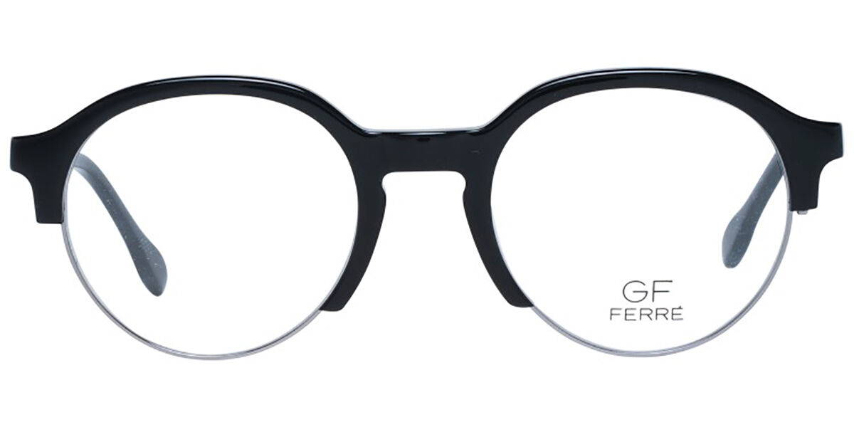 Image of Gianfranco Ferre GFF0126 001 Óculos de Grau Pretos Masculino BRLPT