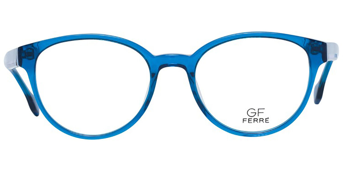 Image of Gianfranco Ferre GFF0141 005 50 Lunettes De Vue Homme Bleues (Seulement Monture) FR