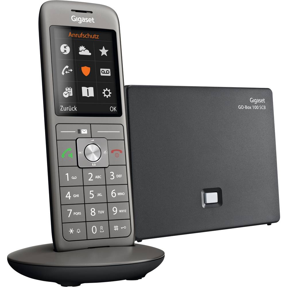 Image of Gigaset CL690A SCB Cordless VoIP Colour Anthracite