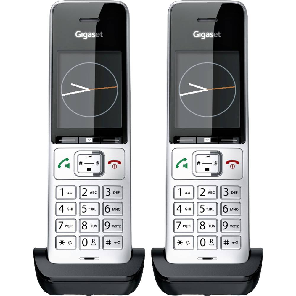 Image of Gigaset COMFORT 500HX duo DECT handset Black/silver