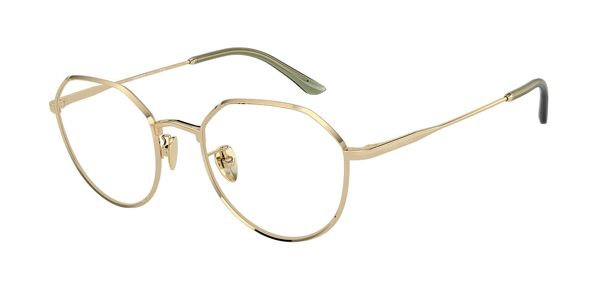 Image of Giorgio Armani AR5142 3013 50 Złote Damskie Okulary Korekcyjne PL