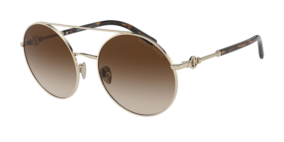 Image of Giorgio Armani AR6135 301313 Óculos de Sol Dourados Feminino PRT