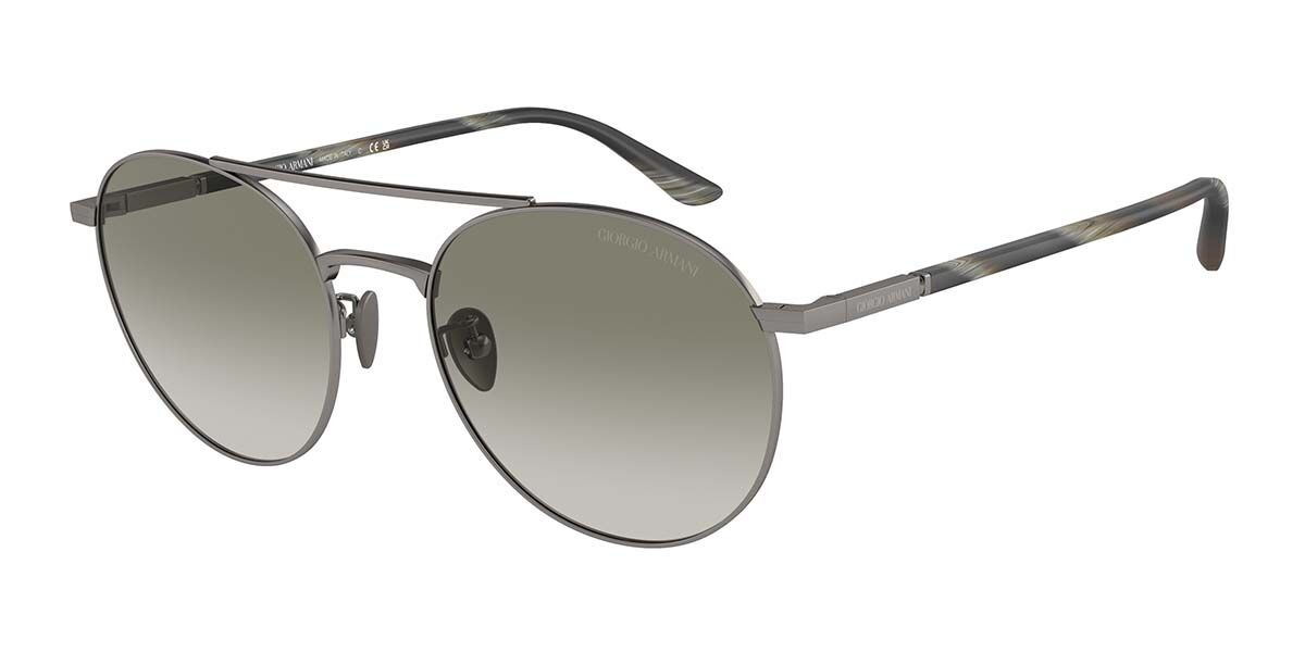 Image of Giorgio Armani AR6156 30038E Óculos de Sol Gunmetal Masculino BRLPT