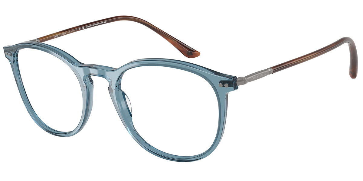 Image of Giorgio Armani AR7125 6071 50 Niebieskie Meskie Okulary Korekcyjne PL