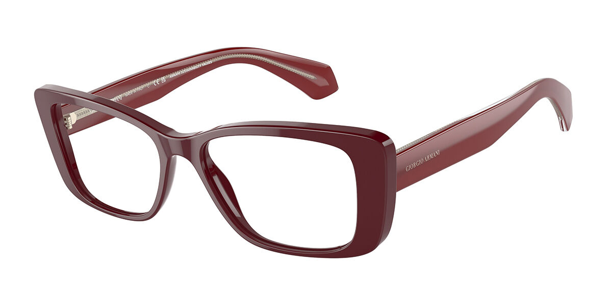 Image of Giorgio Armani AR7226 5955 53 Czerwone Damskie Okulary Korekcyjne PL