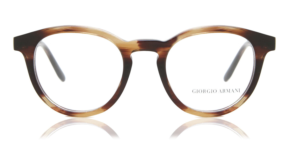 Image of Giorgio Armani AR7227 5963 Óculos de Grau Marrons Masculino BRLPT