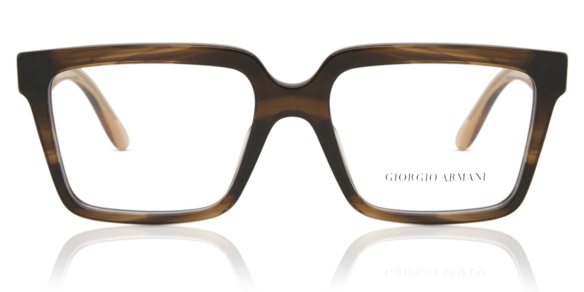 Image of Giorgio Armani AR7230U 5958 Óculos de Grau Marrons Masculino BRLPT