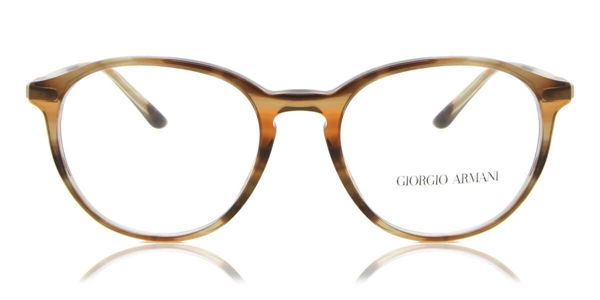 Image of Giorgio Armani AR7237 6002 Óculos de Grau Marrons Masculino BRLPT