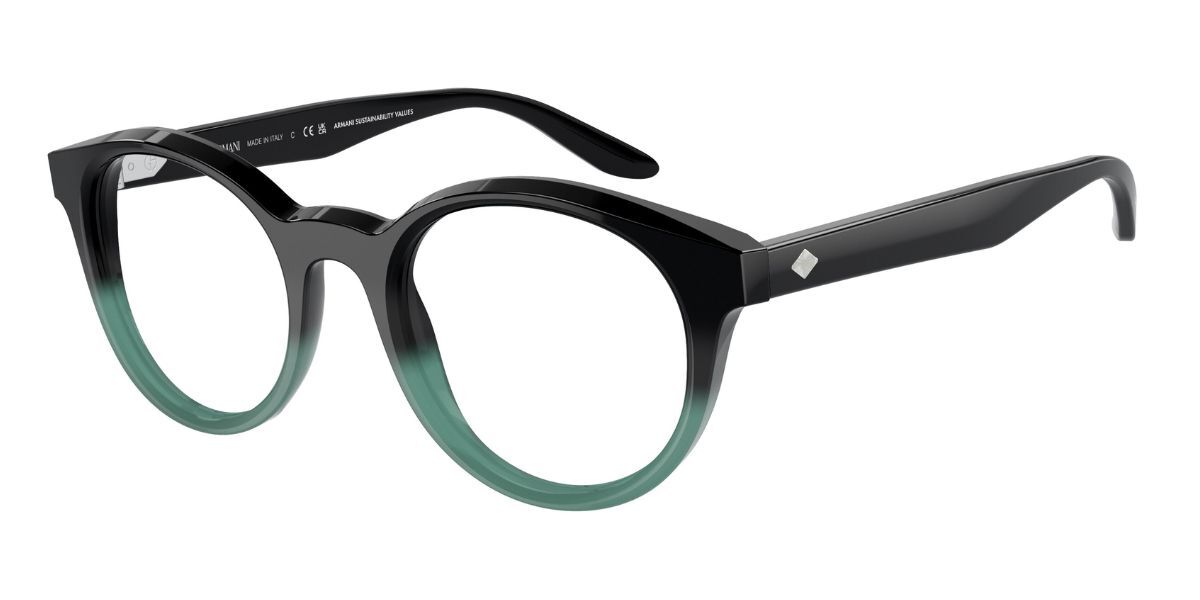 Image of Giorgio Armani AR7239F Asian Fit 5998 Óculos de Grau Verdes Feminino PRT