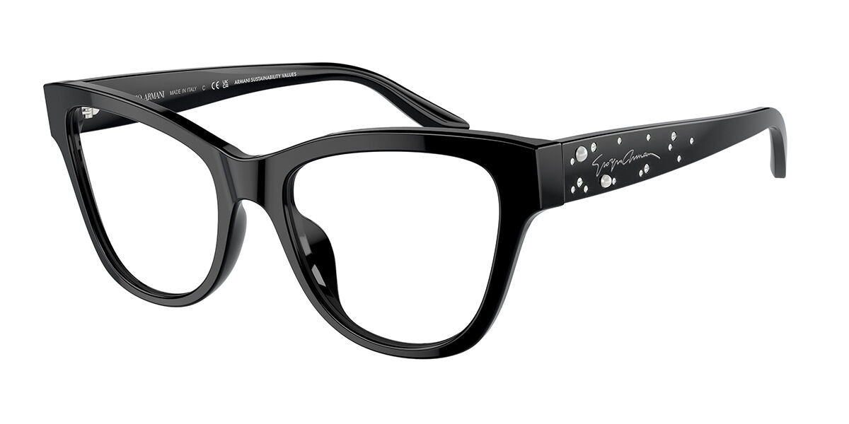 Image of Giorgio Armani AR7260BU 5001 53 Czarne Damskie Okulary Korekcyjne PL