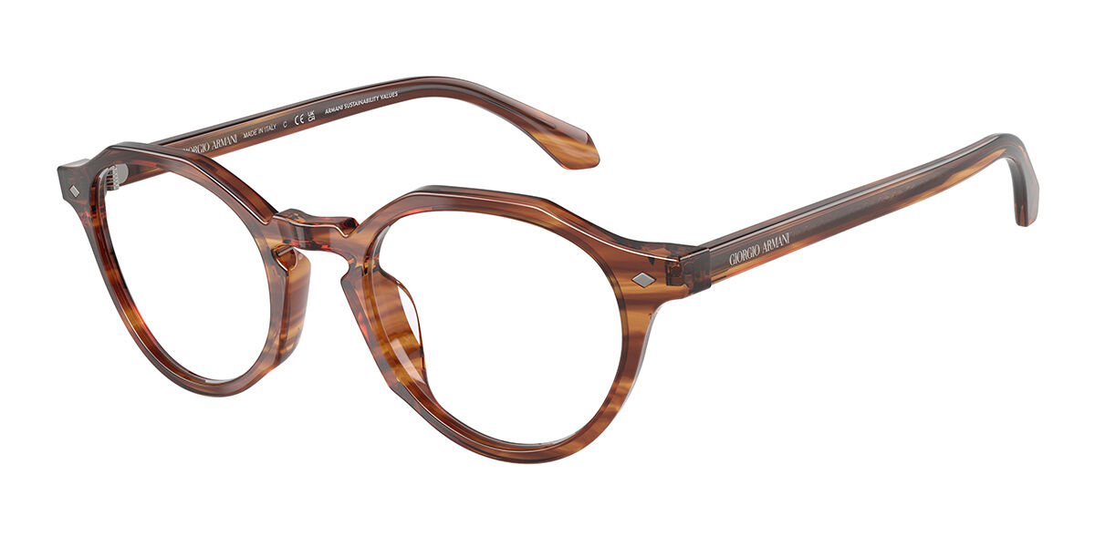 Image of Giorgio Armani AR7264U 6162 49 Brazowe Meskie Okulary Korekcyjne PL