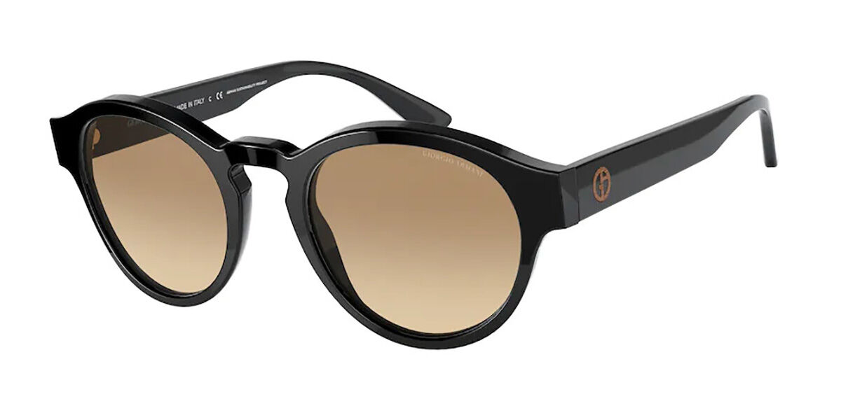 Image of Giorgio Armani AR8146F Asian Fit 5875Q4 53 Svarta Solglasögon Kvinna SEK