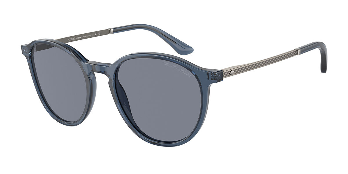 Image of Giorgio Armani AR8196 603519 51 Lunettes De Soleil Homme Bleues FR