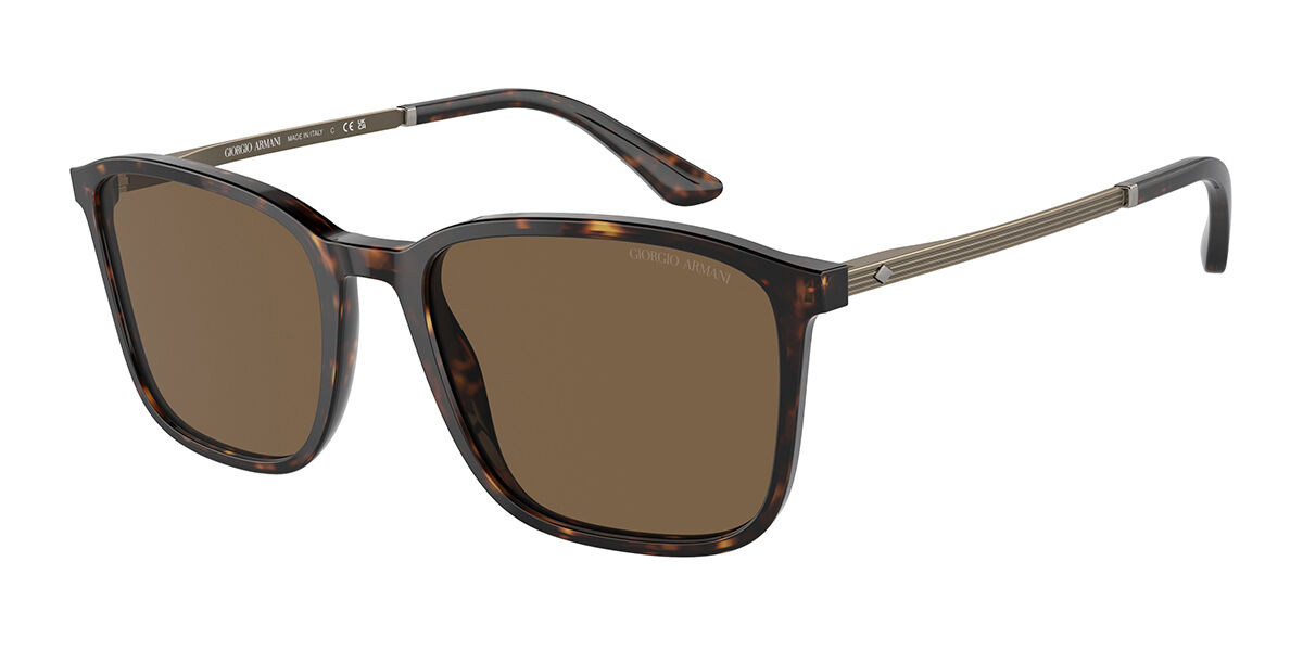 Image of Giorgio Armani AR8197 502673 55 Lunettes De Soleil Homme Tortoiseshell FR