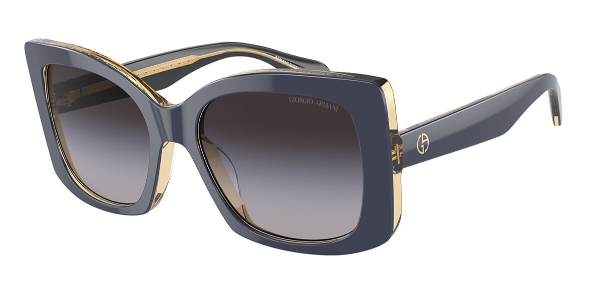 Image of Giorgio Armani AR8208U 60788G 55 Lunettes De Soleil Femme Bleues FR