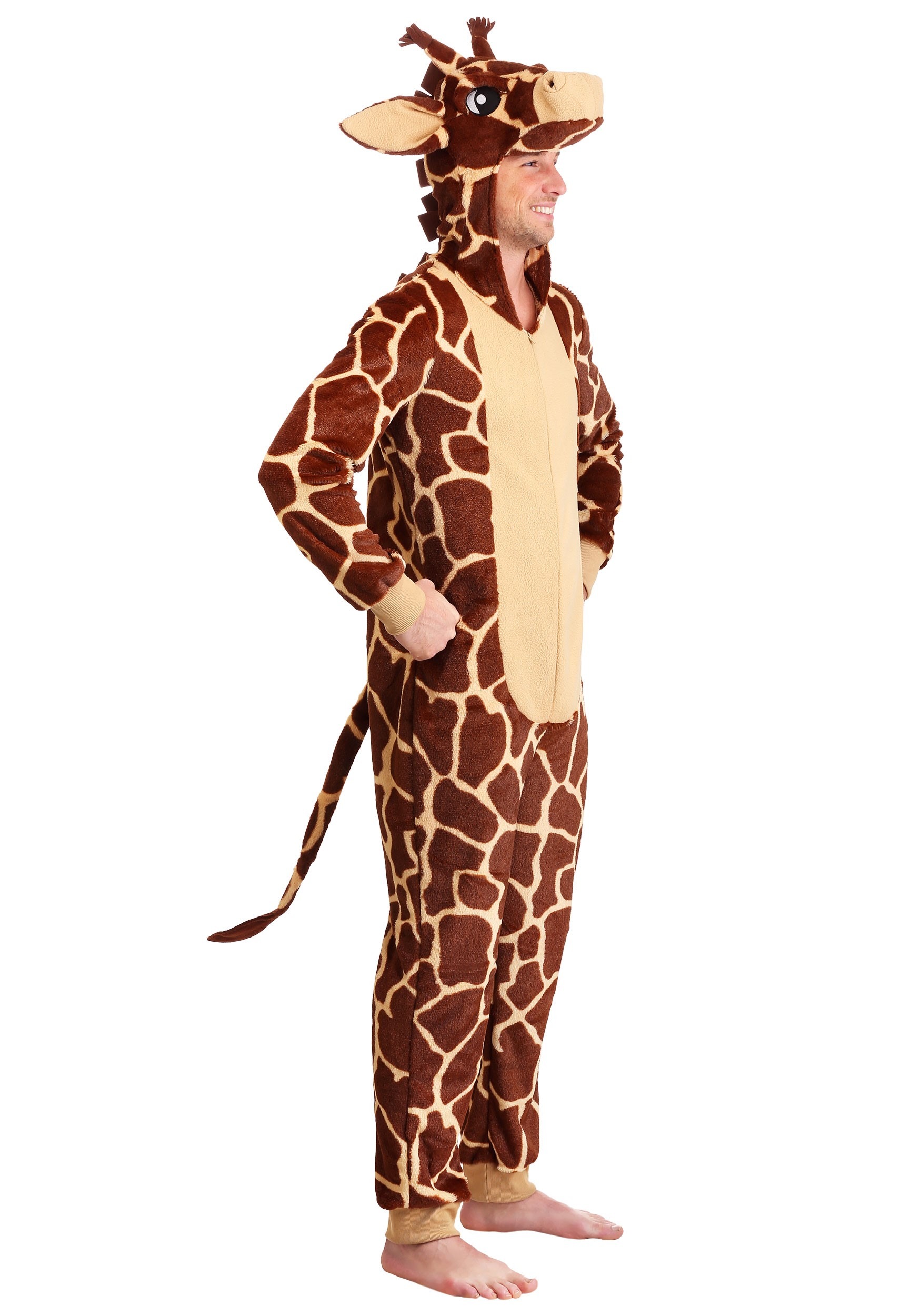 Image of Giraffe Onesie Adult ID FUN0740AD-M