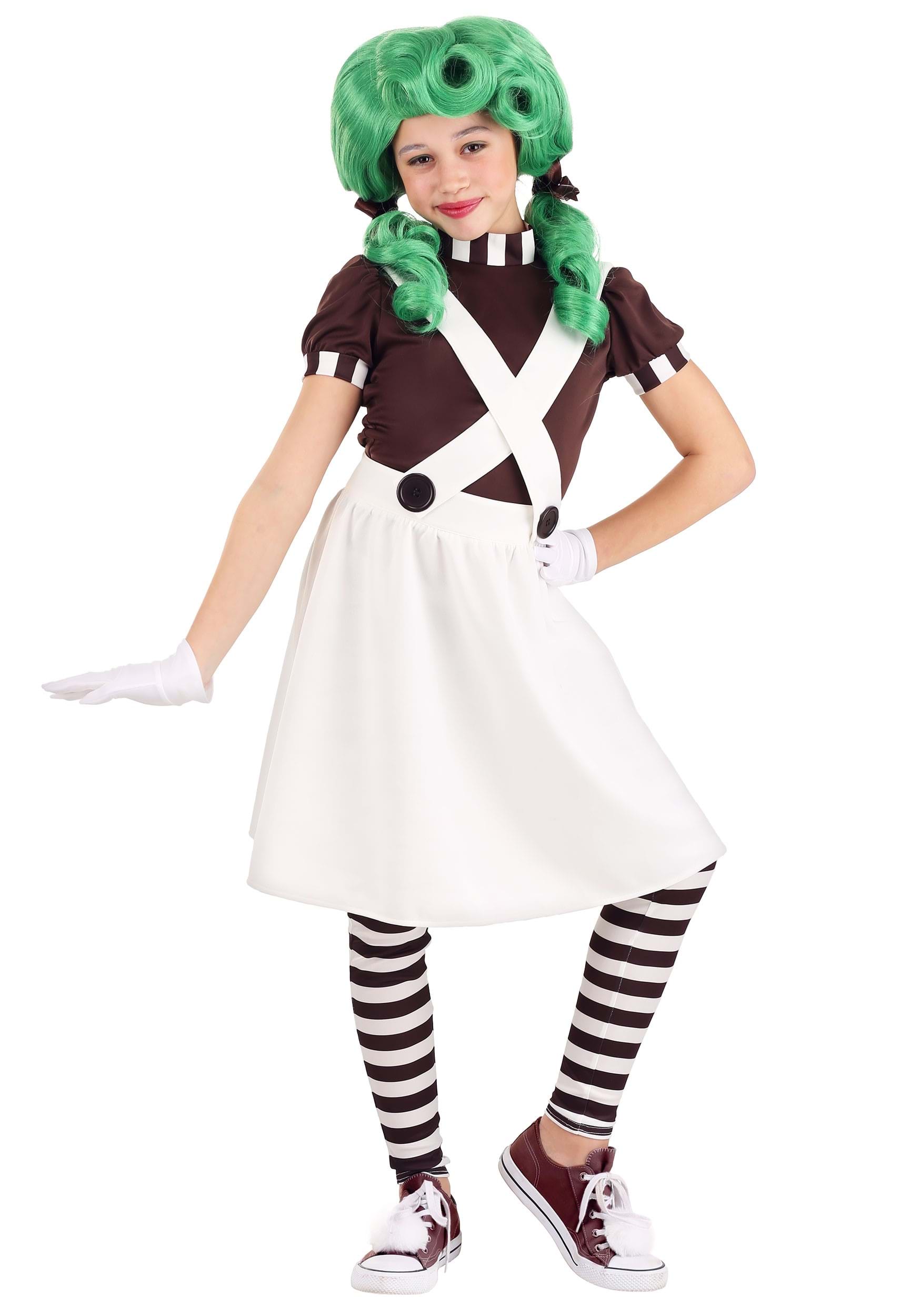 Image of Girl's Chocolate Factory Worker Costume Dress ID FUN1800CH-S