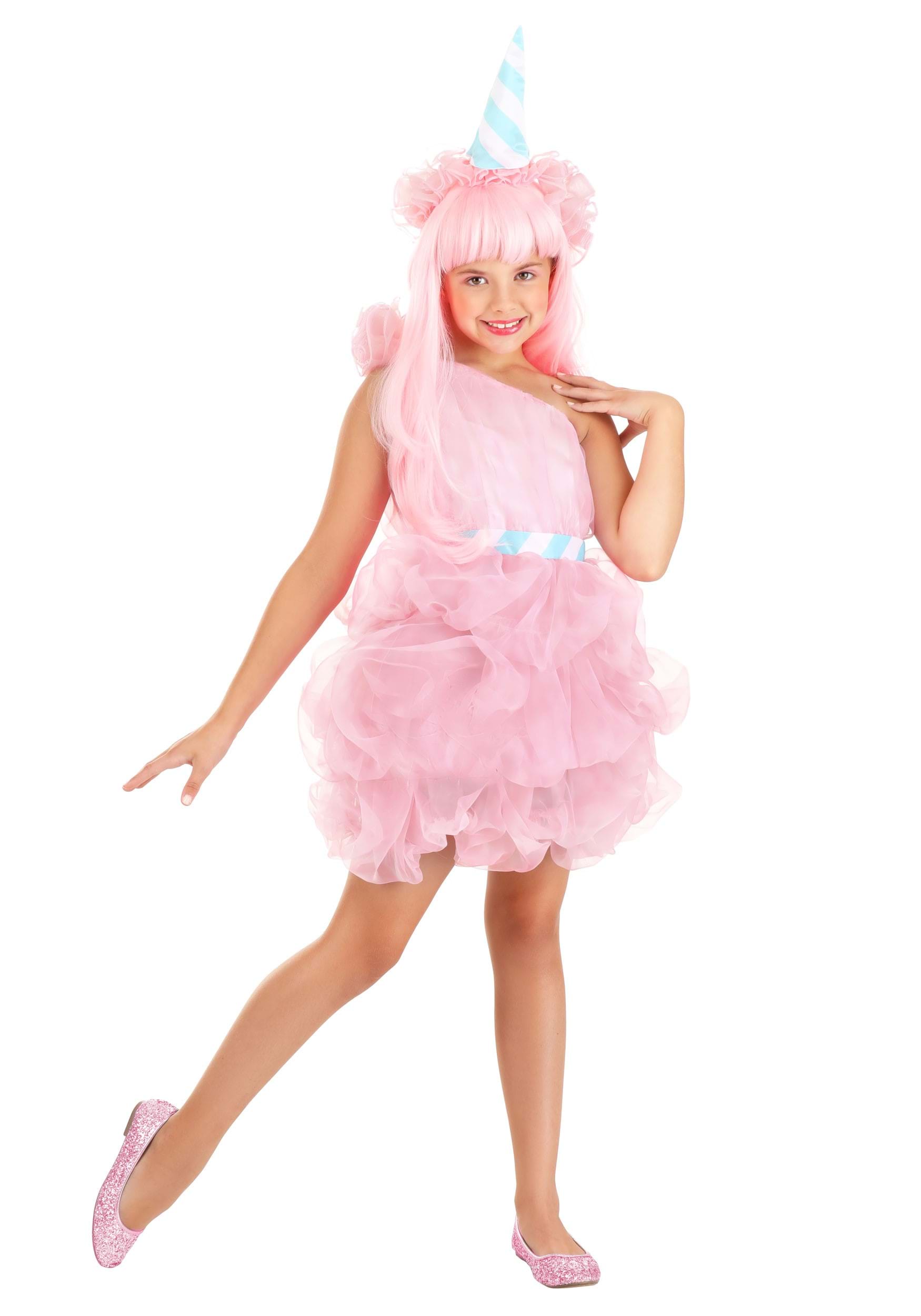 Image of Girl's Cotton Candy Costume Dress ID FUN1832CH-L