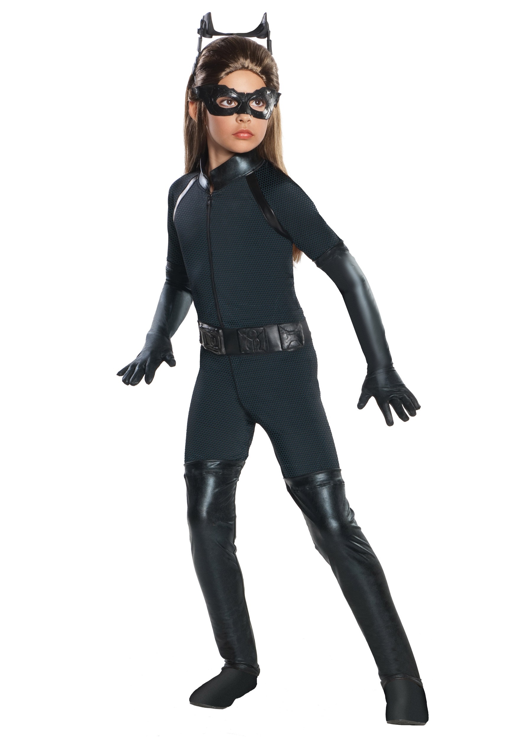 Image of Girls Deluxe Catwoman Costume ID RU881288-S