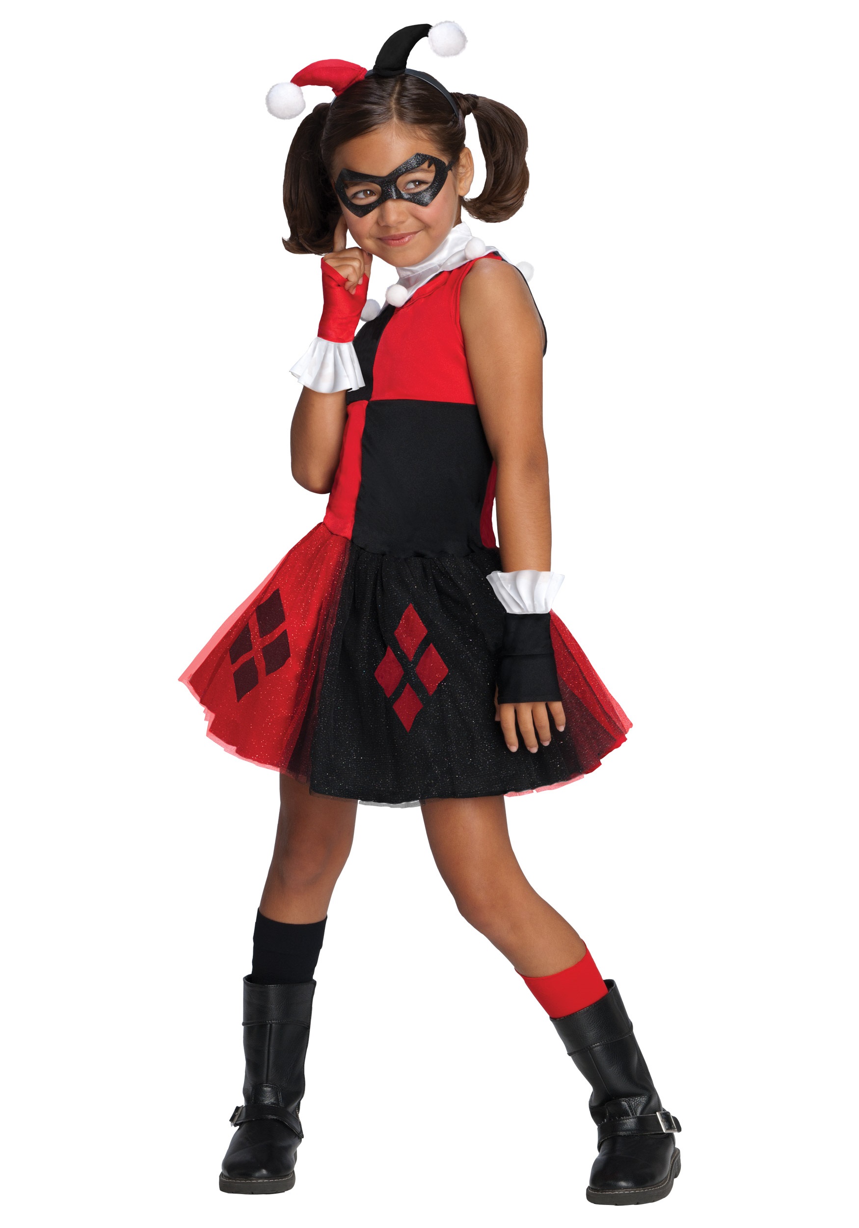 Image of Girl's Harley Quinn Tutu Costume ID RU886980-M