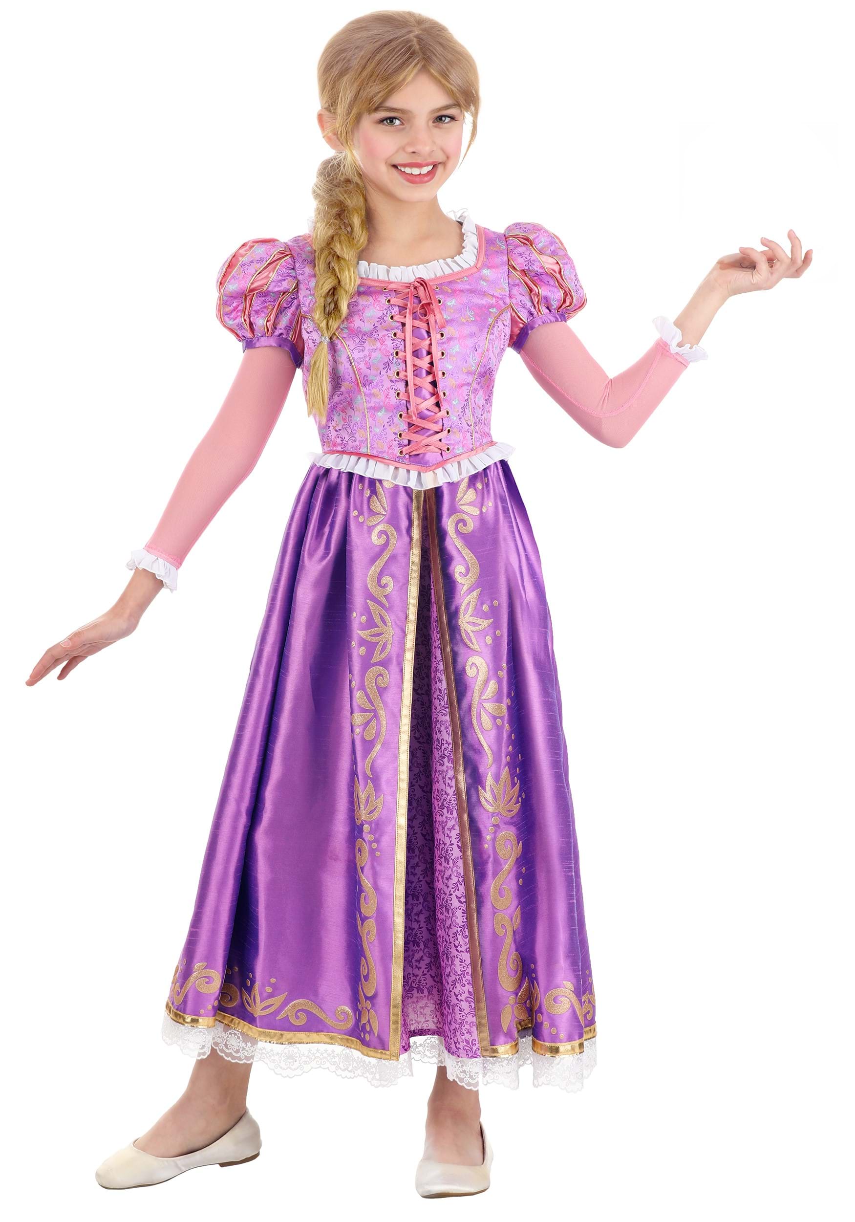 Image of Girl's Premium Rapunzel Costume ID FUN3375CH-L