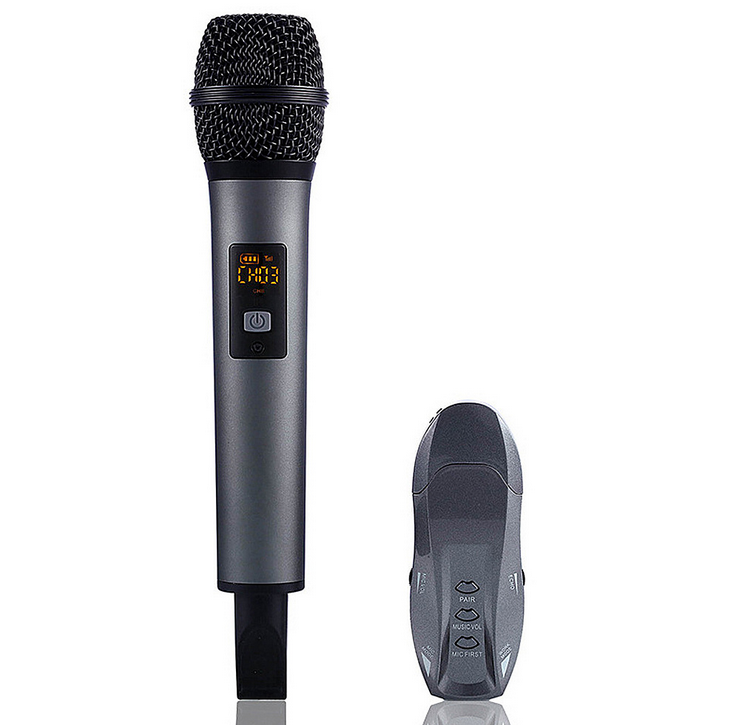 Image of Gitafish K18V Bluetooth Microphone Wireless with Receptor Support APP For Home Entertainment Conference Education Traini