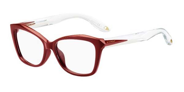 Image of Givenchy GV 0021/F Asian Fit QUL Óculos de Grau Vermelhos Feminino PRT