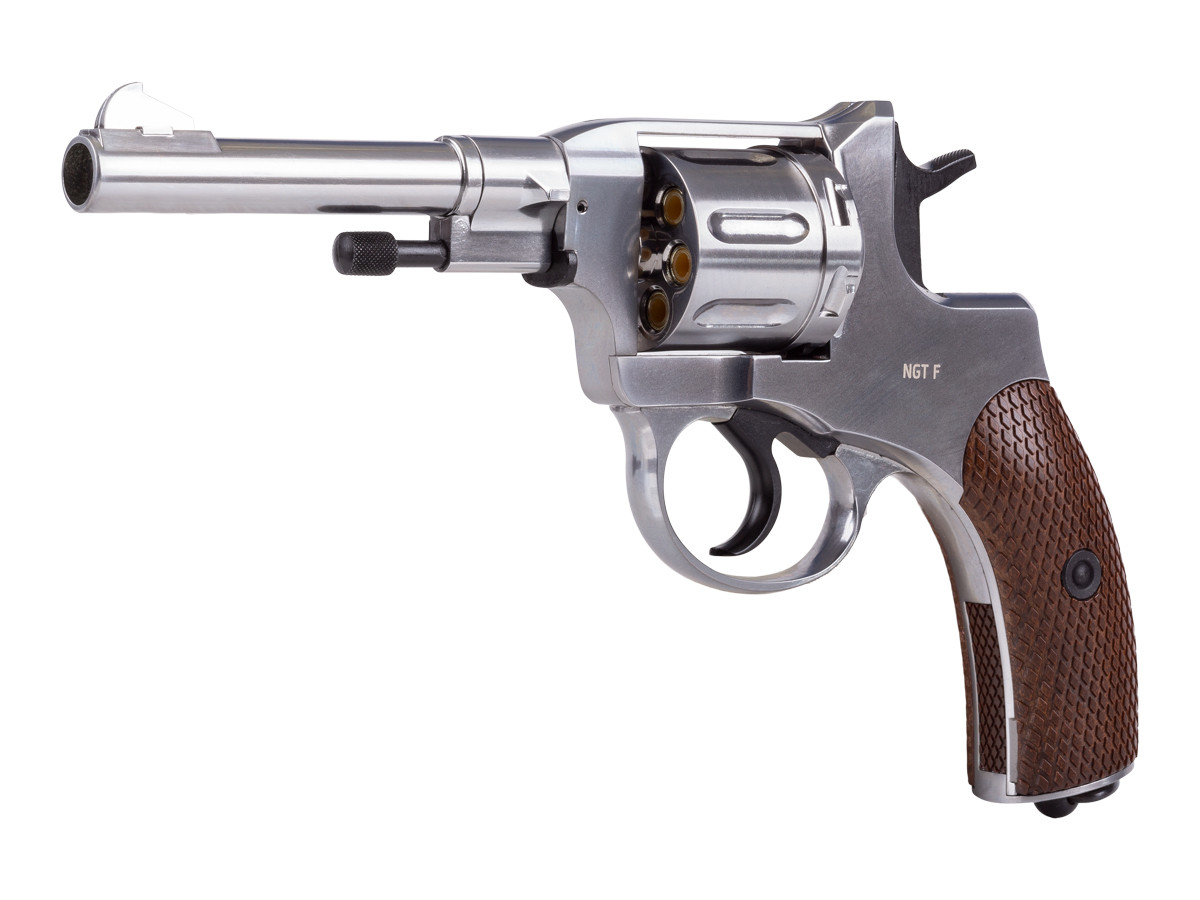 Image of Gletcher NGT F CO2 BB Revolver Silver 0177 ID 851151006119
