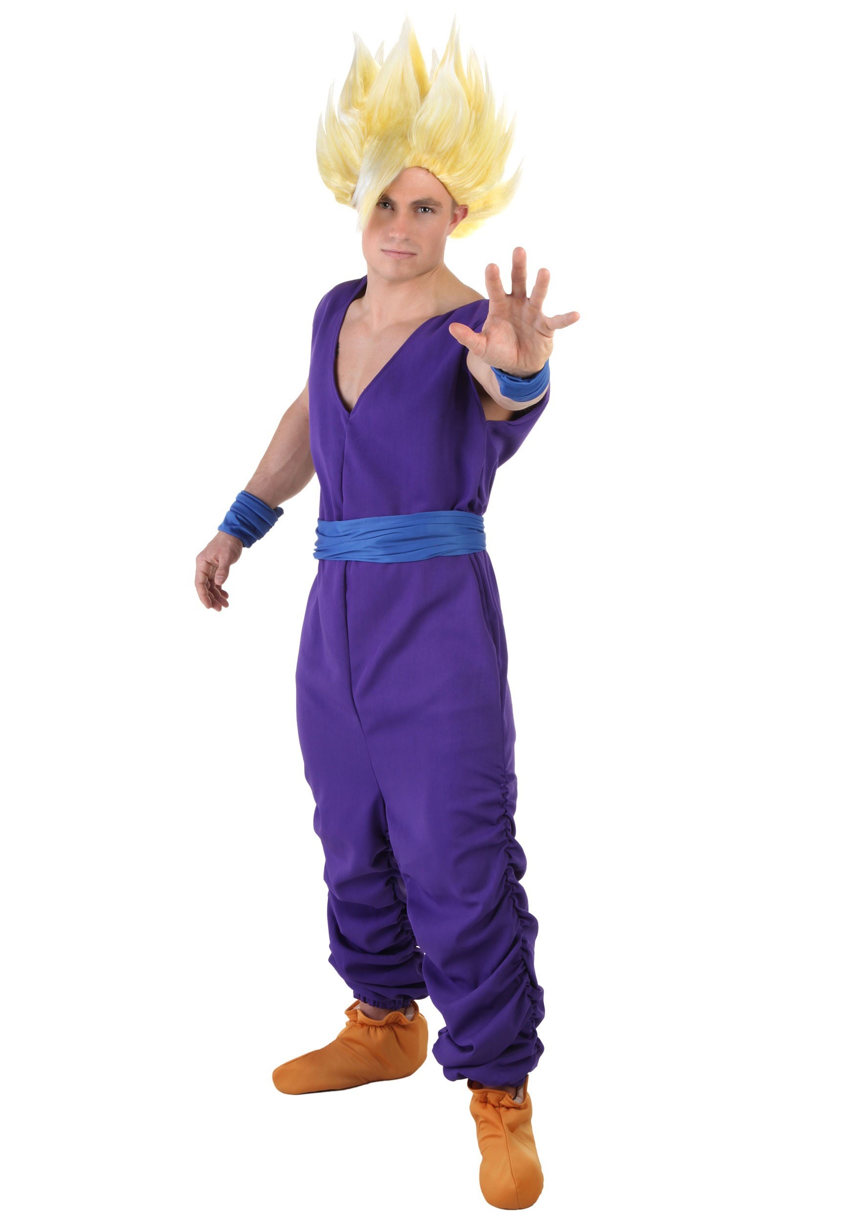 Image of Gohan Costume for Adults ID DBZ2215AD-XL
