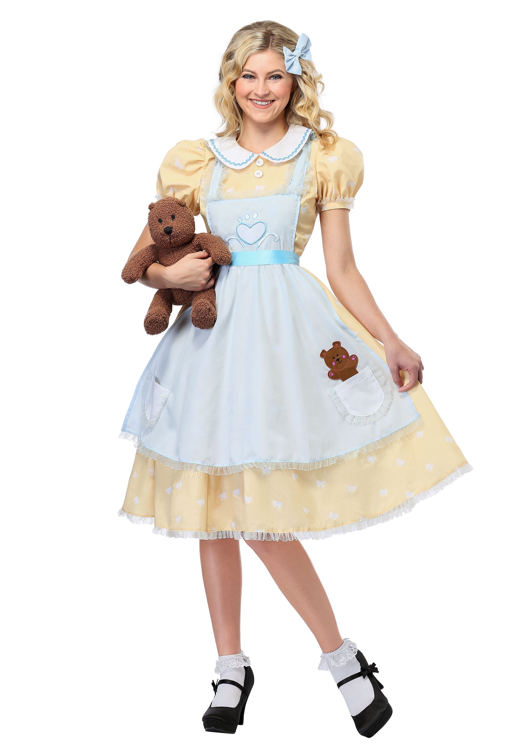 Image of Goldilocks Costume Dress for Women | Storybook Costumes ID FUN0322AD-M