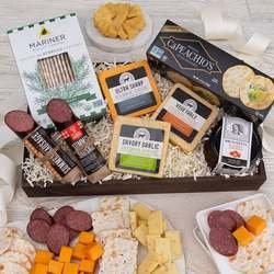Image of Gourmet Meat & Cheese Sampler - Deluxe