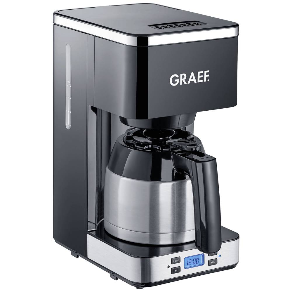 Image of Graef FK 512 Coffee maker Black Cup volume=8 Thermal jug Timer Display