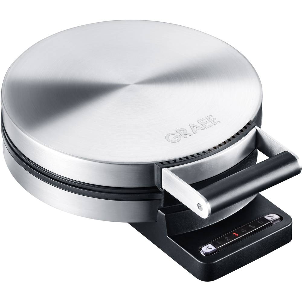 Image of Graef HE80 Waffle maker hinged Stainless steel