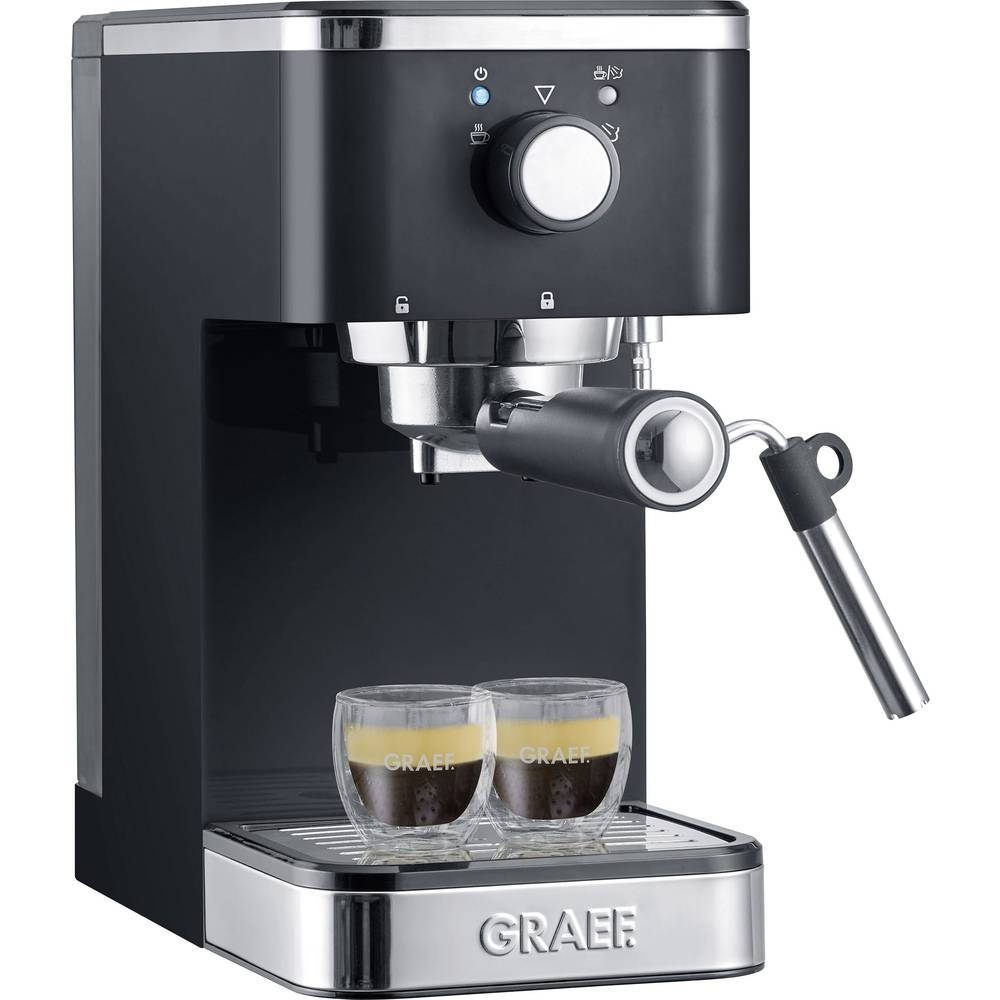 Image of Graef Salita Espresso machine with sump filter holder Black 1400 W