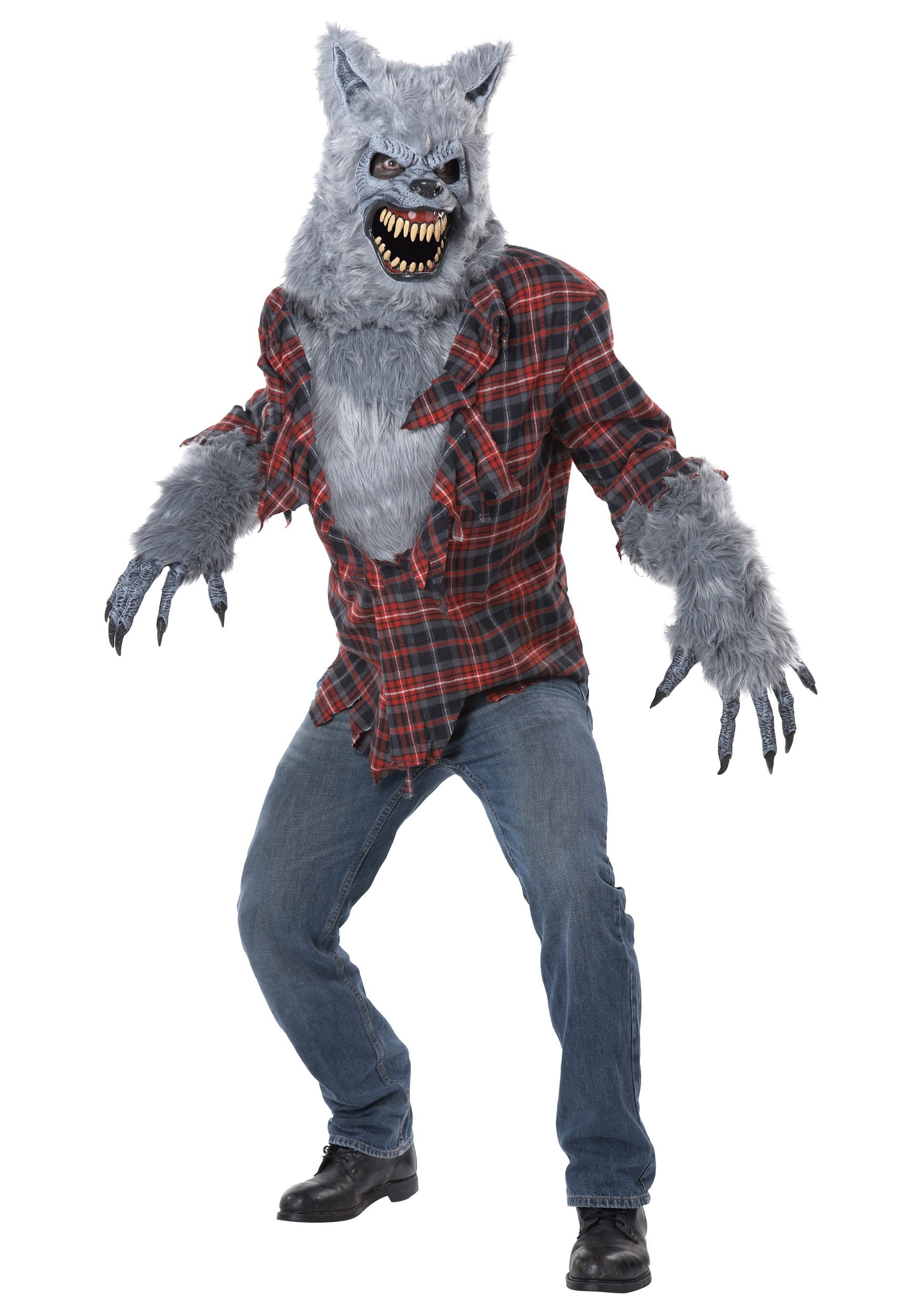 Image of Gray Lycan Werewolf Adult Costume ID CA01373-S/M