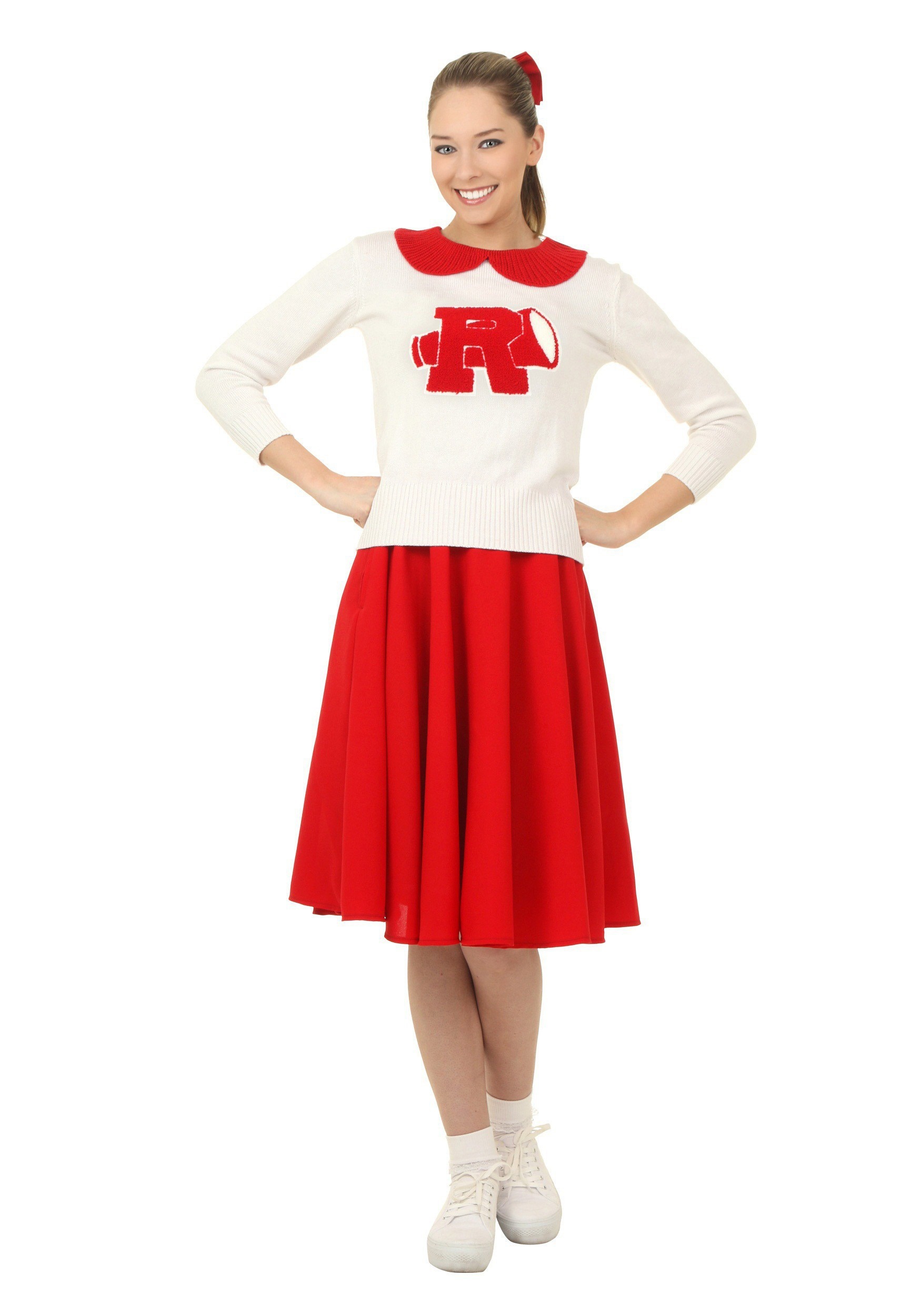 Image of Grease Rydell High Plus Size Cheerleader Costume for Women ID FUN6096PL-3X