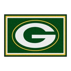 Image of Green Bay Packers Floor Rug - 5x8