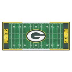 Image of Green Bay Packers Football Field Runner Rug