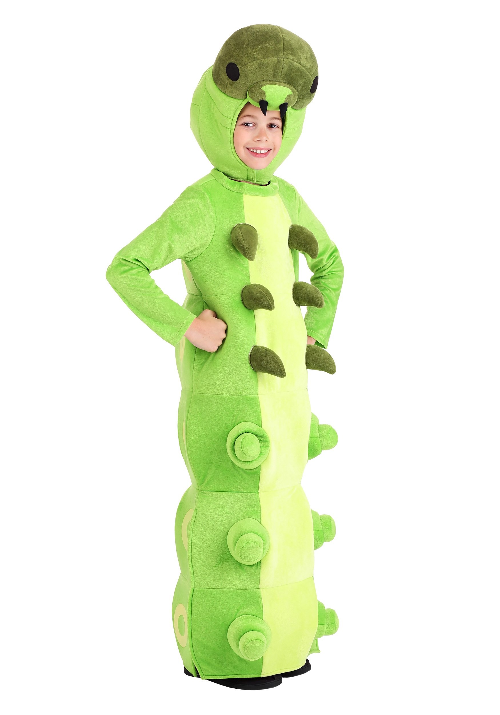 Image of Green Caterpillar Kid's Costume ID FUN7073CH-XL