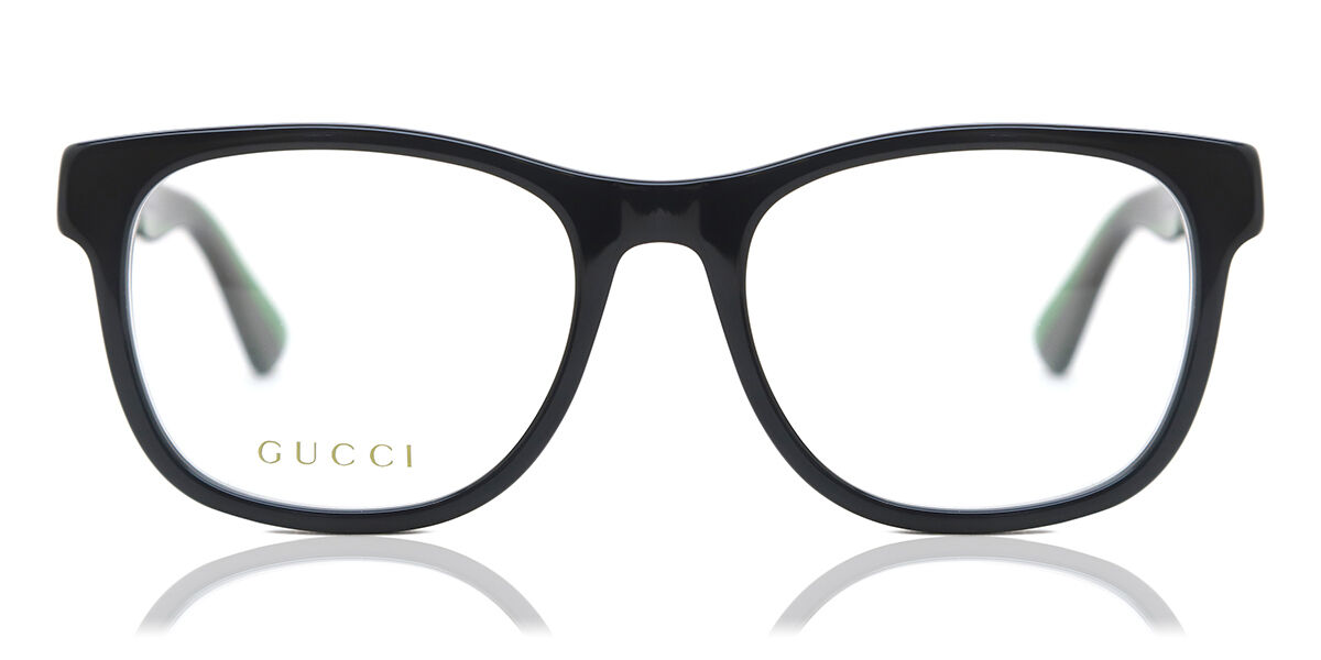 Image of Gucci GG0004ON 002 Óculos de Grau Pretos Masculino BRLPT