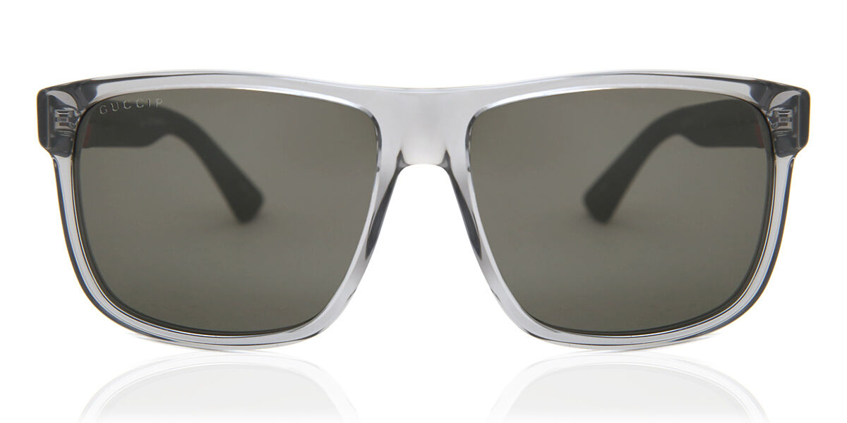 Image of Gucci GG0010S Polarized 004 58 Lunettes De Soleil Homme Transparentes FR