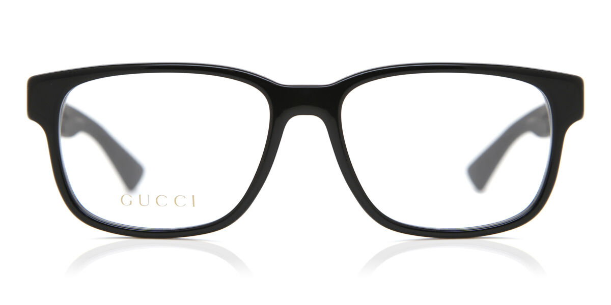 Image of Gucci GG0011O 001 Óculos de Grau Pretos Masculino BRLPT