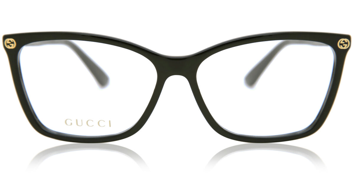 Image of Gucci GG0025O 001 Óculos de Grau Pretos Feminino PRT