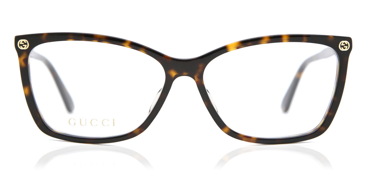 Image of Gucci GG0025O 002 Óculos de Grau Tortoiseshell Feminino PRT