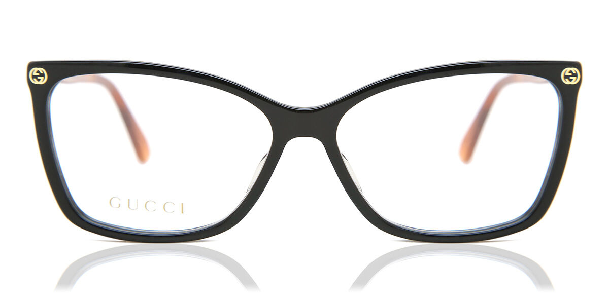 Image of Gucci GG0025O 003 Óculos de Grau Pretos Feminino BRLPT