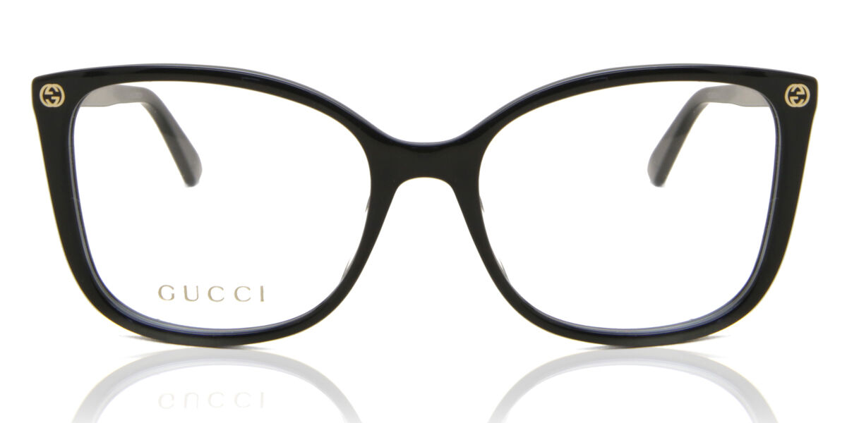 Image of Gucci GG0026O 001 Óculos de Grau Pretos Feminino PRT